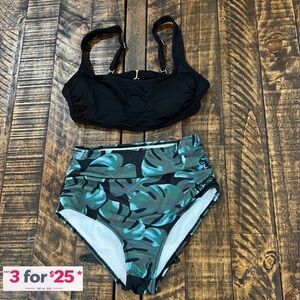 Black Tropical Bikini size Small